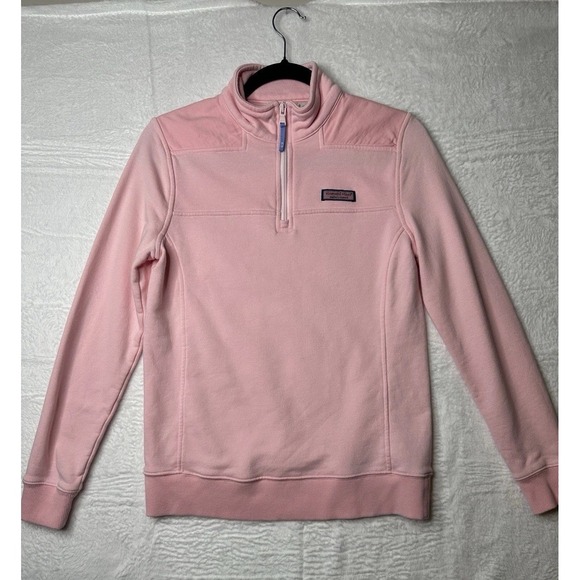 Vineyard Vines Tops - Vineyard Vines Light Pink Half-Zip Shep shirt